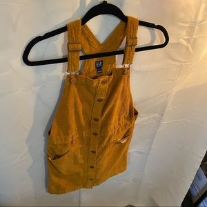 Gap corduroy overall dress